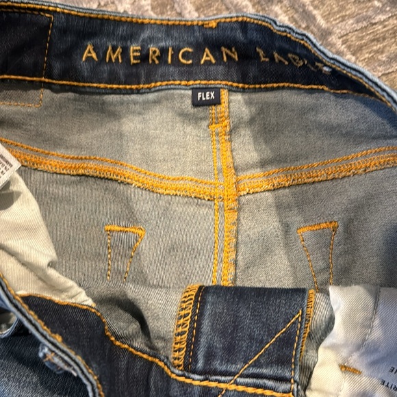 AE AirFlex+ Slim Straight Jean Authentic Dark Indigo Like New Condition - Picture 10 of 12